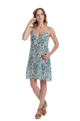 Mellia Turquoise Slip Dress