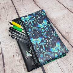 Mystic Luna Moth Notebook with removable cover A5