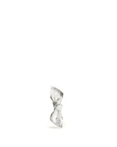 Nabie hair clip petite bow Crackled metallic goat Silver - Anonymous Copenhagen