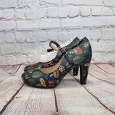Nature Mushrooms 4inch heels with staps