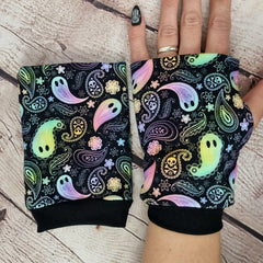 Paisley Ghost fingerless gloves stocking filler