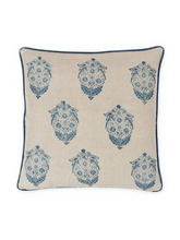 Parakeets Indigo Decorative Pillow
