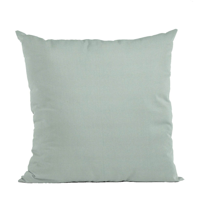 Plutus Aqua Solid Shiny Velvet Luxury Throw Pillow - Plutus Brands