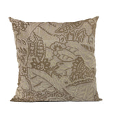 Plutus Brown Mustard Jacquard Luxury Throw Pillow - Plutus Brands
