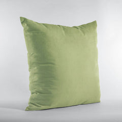 Plutus Lime Solid Shiny Velvet Luxury Throw Pillow - Plutus Brands