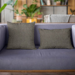 Plutus Mascara Wall Textured Solid, With Open Weave. Luxury Throw Pillow - Plutus Brands