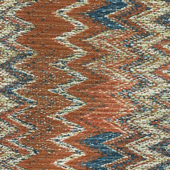 Plutus Multi-Color Wave Chevron Luxury Throw Pillow - Plutus Brands