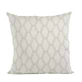Plutus Pearl Diamond Shiny Fabric With Embroydery Luxury Throw Pillow - Plutus Brands