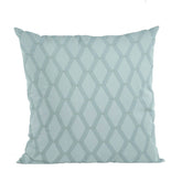 Plutus Serenity Diamond Shiny Fabric With Embroydery Luxury Throw Pillow - Plutus Brands
