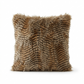 Porcupine Faux Fur Animal Print Pillow
