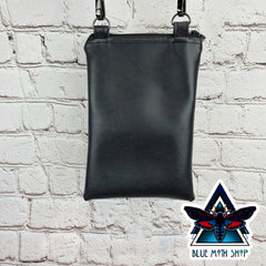 Protector Skull Faux Leather Phone Crossbody Phone Bag
