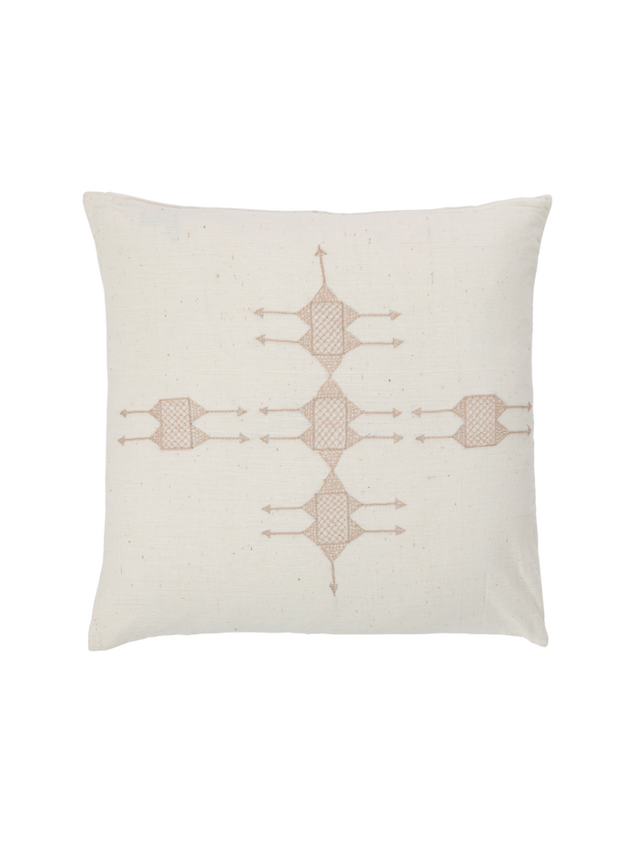 Rufia Shell Embroidered Pillow
