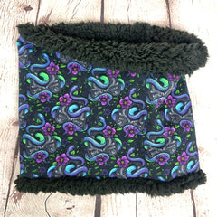 Serpent ouija planchette snood scarf