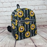 Skull Sunflower Handmade Backpack