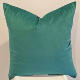 Two tone Teal and Navy Velvet Cushion Cover