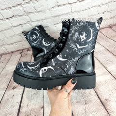 Wednesday heel ankle boots
