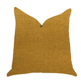 Wild Turmeric Luxury Throw Pillow in Gold - Plutus Brands