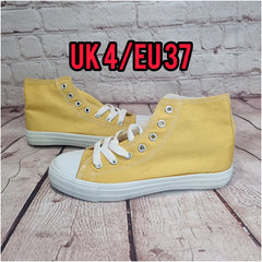 Yellow high tops. Plain or customized