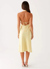 Davies Midi Dress Yellow