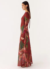 Charmayne Chiffon Maxi Dress Cuba Cuba