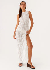 Briar Backless Maxi Dress Ivory