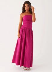 Carmel Maxi Dress Fuchsia
