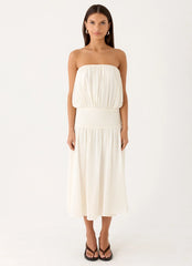 Calanthe Midi Dress Ivory