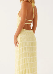 Aullie Maxi Dress Yellow