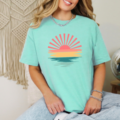 Hazel Blues® |  Sunset Distressed Graphic Tee
