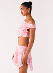 Aletta Sequin Mini Dress Pink
