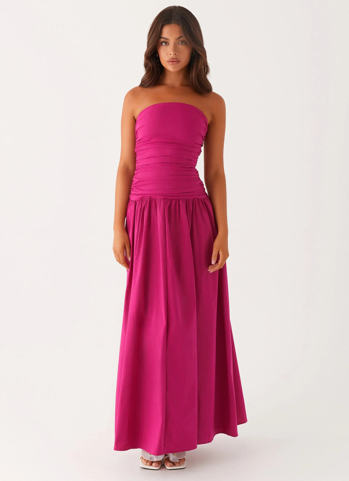 Carmel Maxi Dress Fuchsia