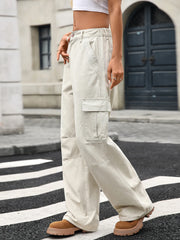 Hazel Blues® |  Wide Leg Cargo Jeans