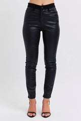 Hazel Blues® | Judy Blue HW Faux Leather Skinny Pants