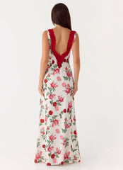 Aoifie Maxi Dress Ivory Bloom