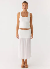 Connect My Heart Top White