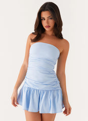 Carmel Mini Dress Blue