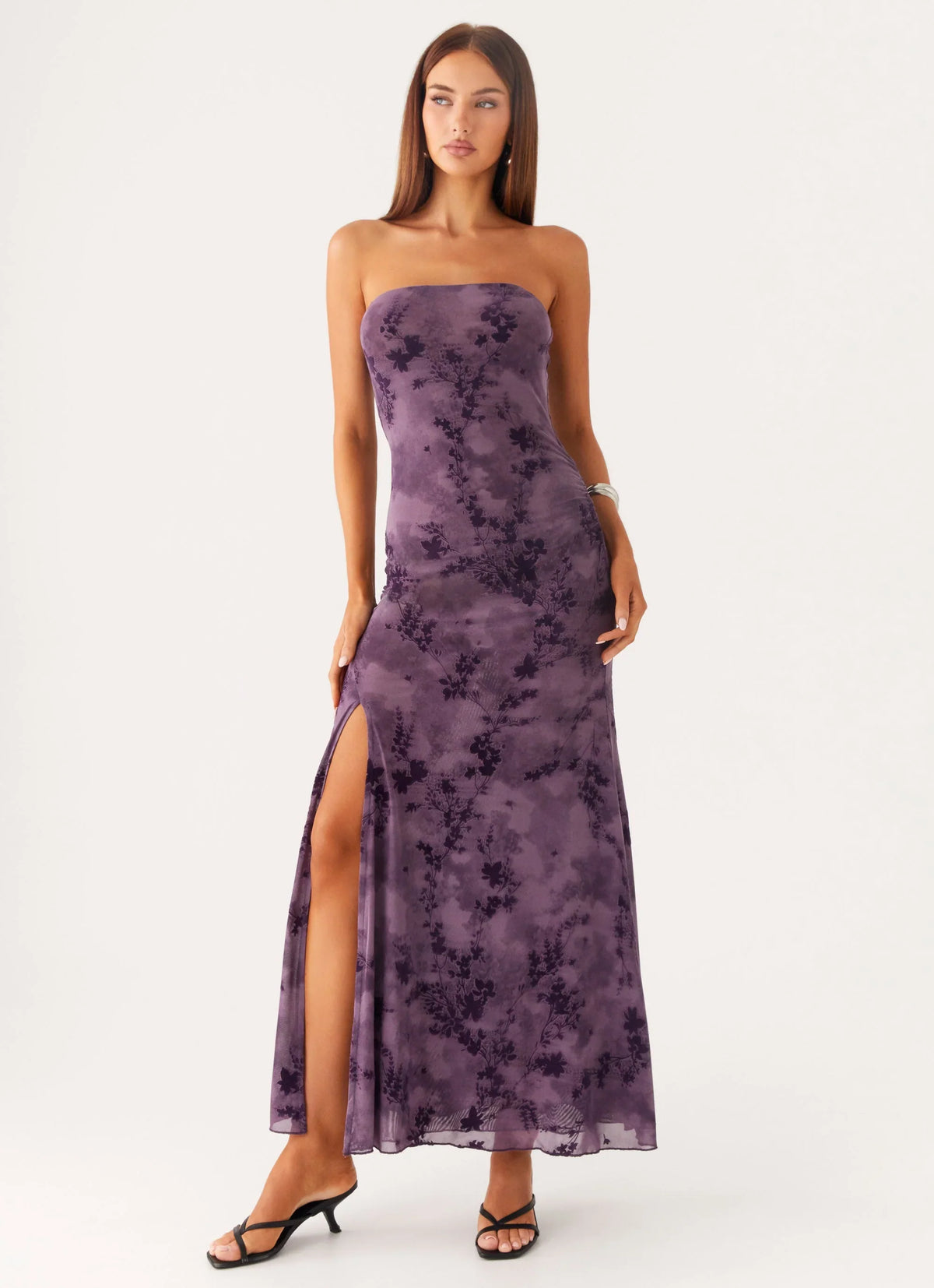 Alexandrite Midi Dress Purple