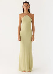 Anouk Halter Maxi Dress Sage