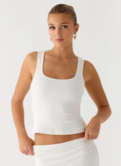 Connect My Heart Top White