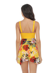 Hazel Blues® |  Printed Wide Strap Two-Piece Swim Set