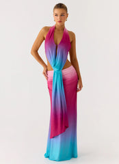 After Bloom Maxi Dress Disco Ombre