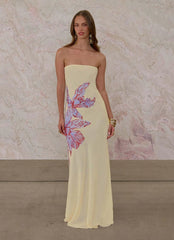 Amelle Maxi Dress Purple Floral