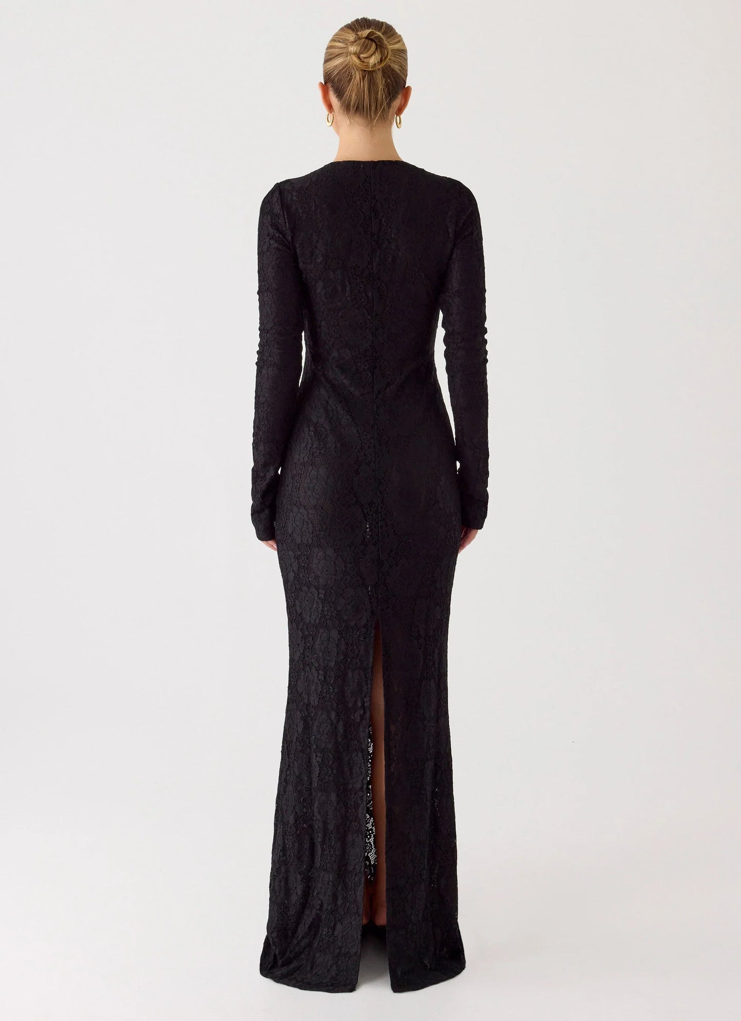Astoria Long Sleeve Maxi Dress Black