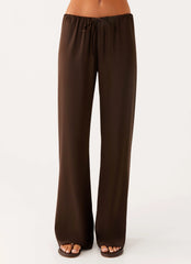 Deacon Low Rise Pants Chocolate