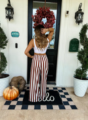 Hazel Blues® |  VERTICAL VIBES STRIPE PANTS