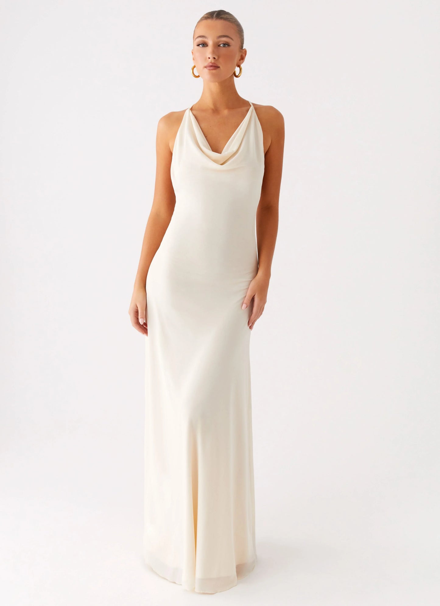 Dahliana Maxi Dress Off White