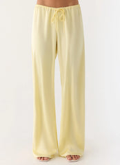 Deacon Low Rise Pants Yellow