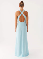 Desi Halterneck Maxi Dress Mint