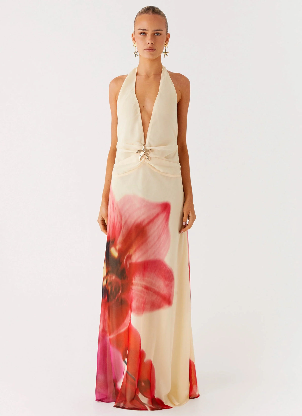 Belivia Maxi Dress Yellow Bloom
