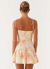 Abby Mini Dress Floral Print